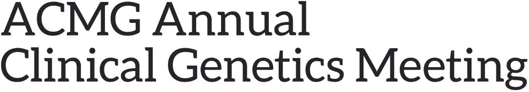 2025 ACMG Annual Clinical Genetics Meeting